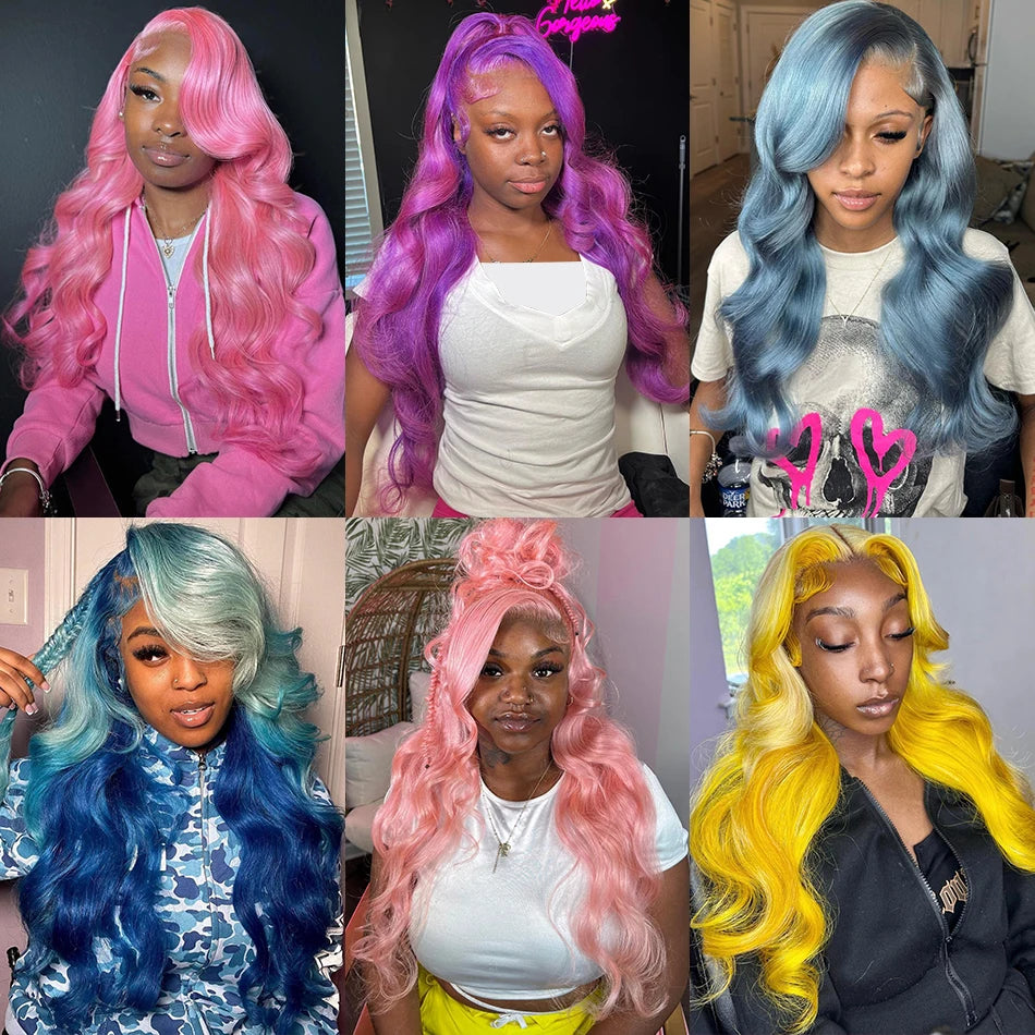 Rosabeauty HD Transparent 13x6 613 Body Wave Honey Blonde Lace Frontal Human Hair Wig Brazilian 13x4 Lace Front Wigs For Women