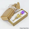 Valentinstag Geschenk Ich liebe dich Kristallbär Künstliche Rosenlehrer Muttertag Hochzeit Geburtstag Party Geschenke für Gäste