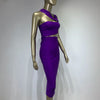 Damen Sommer sexy ausgehöhltes braunes Midi knielanges Bodycon-Bandagekleid 2023 Designer elegantes Abendpartykleid Vestido