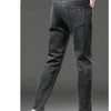 Winter Fleece Dicke Warme Jeans Herren Slim Straight Elastische Denim-Hose Lässige Herrenbekleidung Mode Plüschhose