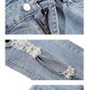 Irregular Ripped Hole Jeans Denim Pant Woman Man Straight Patchwork Baggy boyfriend y2k Punk Kpop Harajuku Streetwear Hip Hop