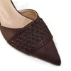 Latest Women Italian Shoes and Matching Bags Decorated with Rhinestone Elegant Pointed Toe Wedding Shoes Bride