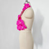 New Rosered Women Sexy Florals Backless Bodycon Tops Celebrate Nightclub Party Bar Dancer DJ Performance Costume