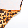 Weird Puss Neckholder-Overall für Damen, rückenfrei, Bandage, Leopardenmuster, eng anliegend, dehnbar, Sommer, sexy, Hipster, Aktivität, Workout-Spielanzüge
