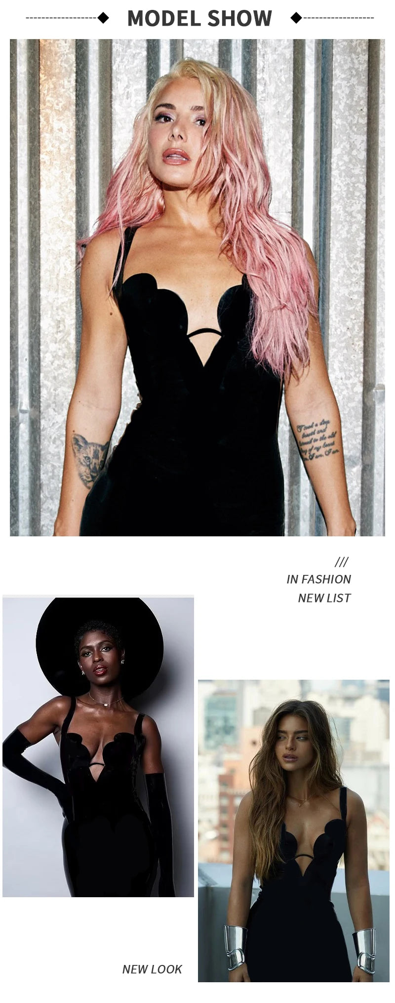 Schwarzer ärmelloser V-Ausschnitt-Jumpsuit mit Bandage-Oberteil und Cut-Out-Details – Abend- und Cocktailparty-Outfit
