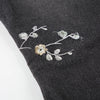Weekeep Floral Embroidery Jeans Vintage 2000s Low Rise Flared Jeans Women Retro y2k Baggy Denim Pants High Street Basic Trousers