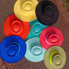 Fedora hat nubuck leather elastic webbing concave top wide brim hat for men and women autumn and winter hat  sombrero hombre