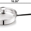 10-Piece Nonstick Stainless Steel Cookware Set for Durability and Style for Everyday Homemaking