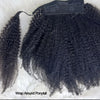 Kordelzug Pferdeschwanz Echthaar 4c Afro Kinky Curly Pferdeschwänze Echtes mongolisches Remy Haar Pferdeschwanz Clip-In Extensions Bundles 120g