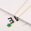 Stainless Steel Non Fading Minimalist Creative Plant Live Leaf Petal Flower Pendant Necklace Earrings Bracelet Jewelry Set