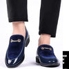 Herren Party Schuhe Schwarz Luxus Herren Formelle Lederschuhe Slipper Lackleder Business Casual Schuhe Loafer Große Größen Zapatos