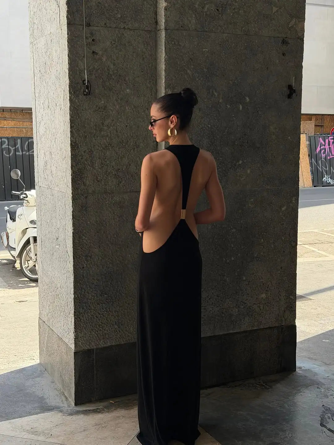 Halter Deep V Backless Long Dress Women Open Back Spaghetti Strap Elegant Party Evening Gown Summer Vacation Beach Dresses 2026