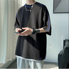 Herren Sommer Qualität T-Shirts Manuelle Naht Harajuku Lässiges T-Shirt Für Männer 2023 Neu Neutral Oversize T-Shirts Kurzarm Oberteile