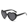 Neue herzförmige polarisierte Sonnenbrille für Damen, modisch, süß, Retro, Vintage, Verlaufs-Sonnenbrille, UV400-Schutz, Unisex-Brille