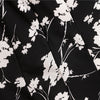 Damen Minikleider Sommer Mode Damenkleider Bedruckte Chiffonkleider mit Blumenmuster, gerafft, plissiert, kurze Puffärmel, Freizeitkleid