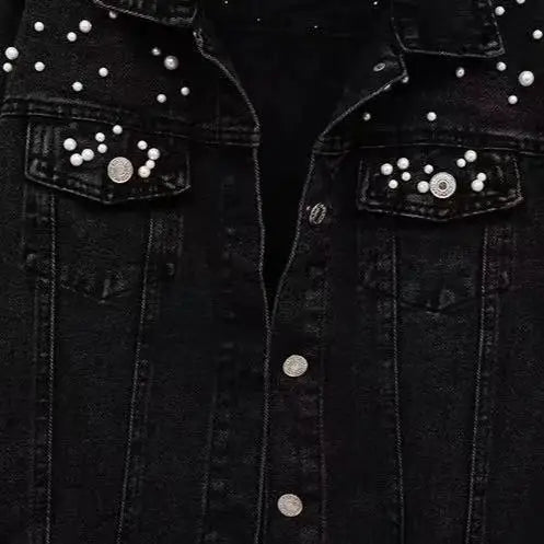 Denim Coat Women Denim Coat Turn Down Collar Single Breasted Full Sleeve Jackets Loose Casual Regular Short Jacket 2024