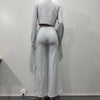 CM.YAYA Fashion Striped Splicing Women's Set Long Sleeve Sweatshirt and Sweat Pants Tracksuit 2024 Winter Two 2 Piece Set Outfit