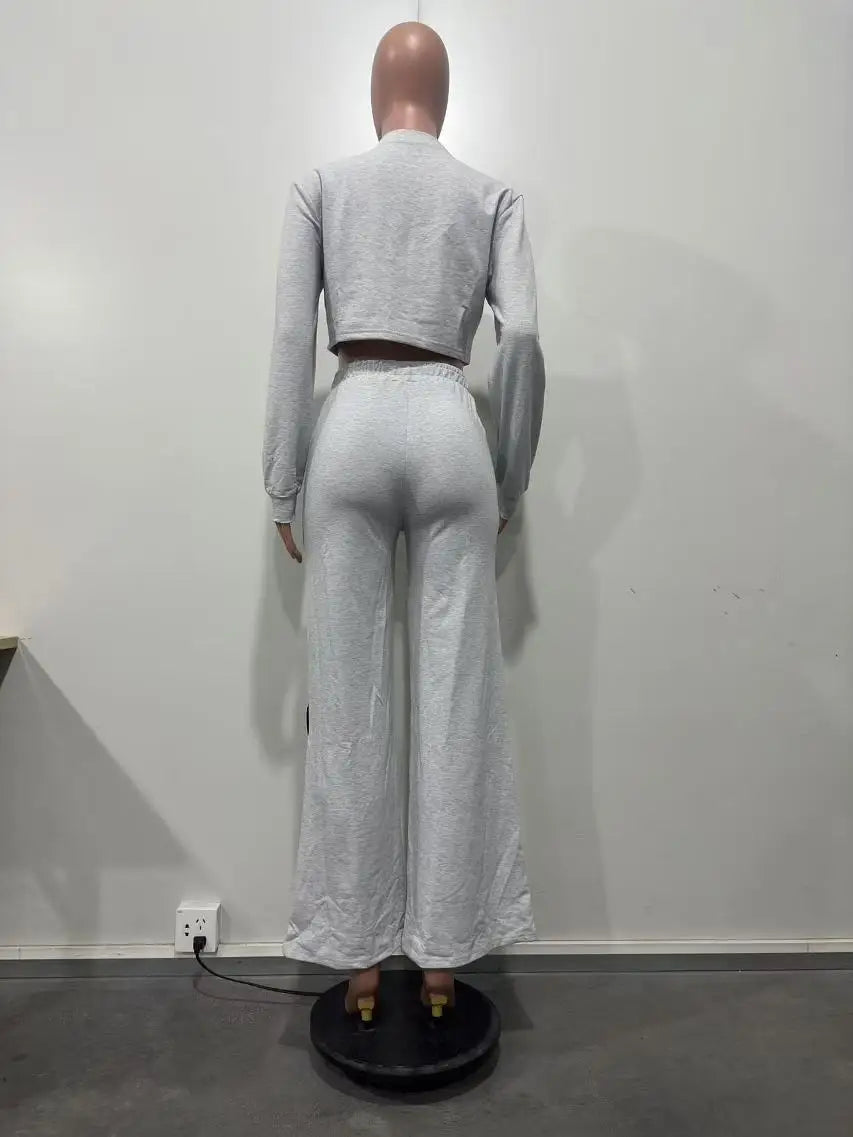 CM.YAYA Fashion Striped Splicing Women's Set Long Sleeve Sweatshirt and Sweat Pants Tracksuit 2024 Winter Two 2 Piece Set Outfit