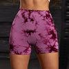 FITTOO Women V Back Shorts Cross High Waist Scrunch Butt Booty Leggings Workout Athletic Gym Cargo Bottoms Sexy Female Clothing