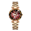 SENO Ocean Star Damen Kristalluhr 2024 Top-Marken Luxus Roségold Damen Armbanduhr für Damen Armbanduhr Relogio Feminino