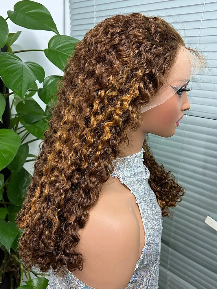 Natural Black 12A Double Drawn Burmese Curly Bob Human Hair Wigs for Women 250% Density Bouncy Curly Remy Human Hair Wigs