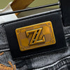 Herren Jeans Bestickte Beinschlankmachende Hose Lässige Streetwear Vielseitige Personalisierte Bleistifthose Herrenbekleidung Frühjahr 2024 Neu