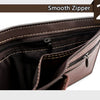Short Men Wallets Zipper Coin Pocket Slim Card Holder Name Engraved Luxury Male Purses High Quality PU Leather Men's Wallet