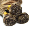 Piano Color P4/613 Highlighted Hair Bundles With Closure Remy Body Wave Ombre Ash Blonde Human Hair Weave With Highlights