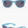 2024 Neue trendige coole bunte glänzende quadratische Sonnenbrille für Kinder Mädchen Trendige modische süße Sonnenbrille Kinderbrille