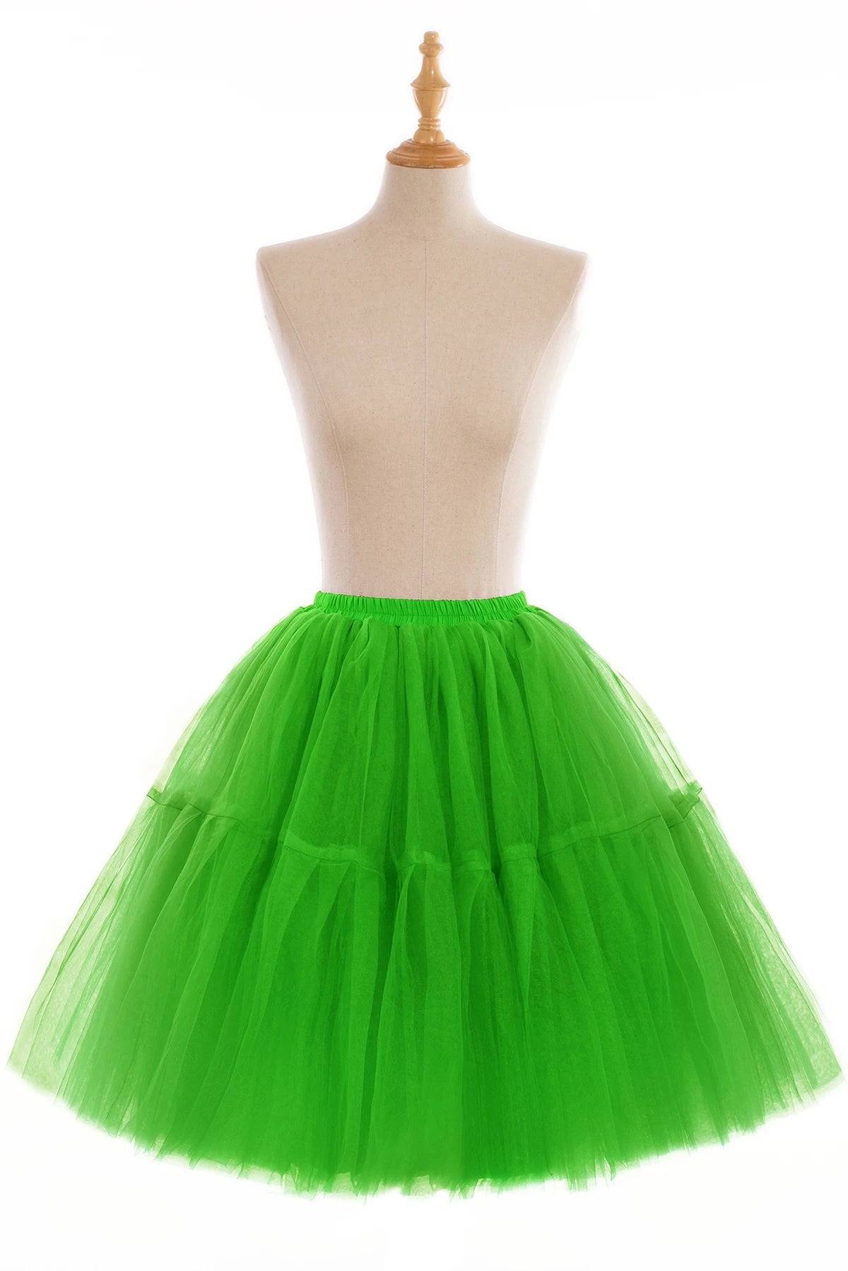 Multi-layer Tulle Tutu Skirts Fuchsia 6 Layers Fluffy Petticoat Underskirt Princess Ball Gown Women Halloween Party Skirt