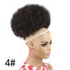 Synthetic Afro Puff Drawstring Ponytail Hair Bun 10 Inch Short Afro Kinkys Curly Afro Bun Extension Hairpieces Large Size