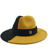 Low price wholesale Fedora hats men's and women's jazz hats red and white new tie dyed Fedora hats autumn classic hats sombrero