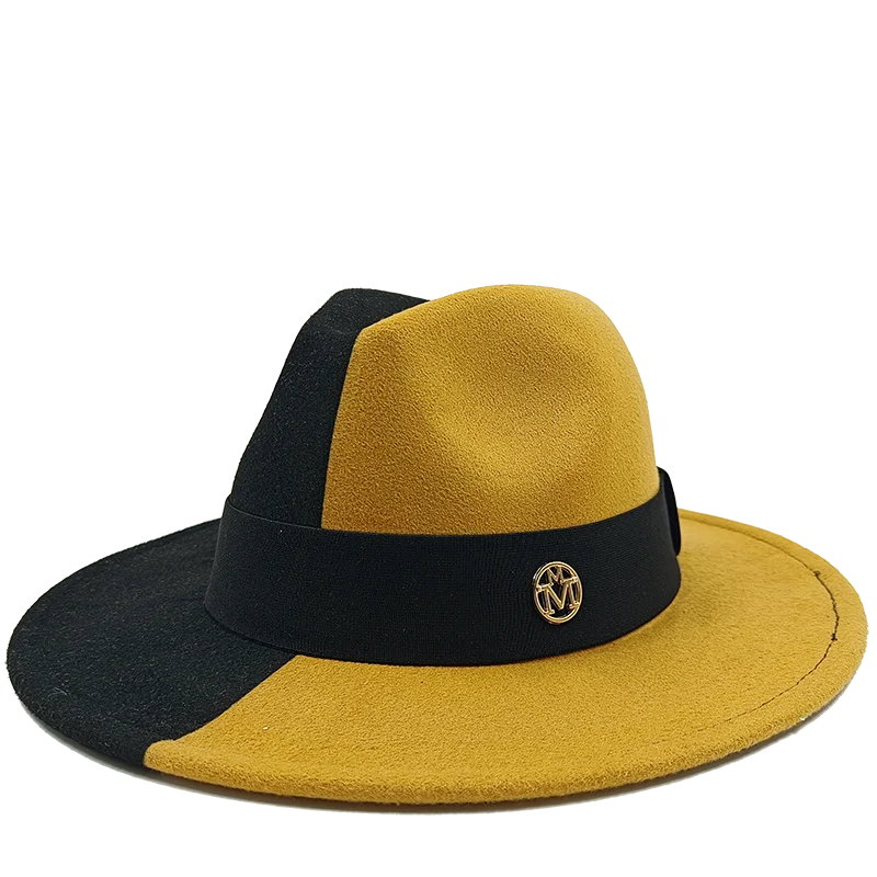 Low price wholesale Fedora hats men's and women's jazz hats red and white new tie dyed Fedora hats autumn classic hats sombrero