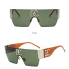 Neue 2024 Luxus Designer Square Sonnenbrillen Frauen Mode Trendy Punk Sonnenbrille Damen Farbverlauf Shades Brillen Oculos UV400
