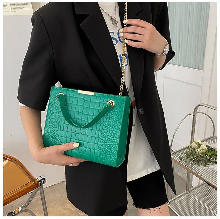 Fashion Luxury Crossbody Bags for Women 2023 New Trendy Designer Shoulder Bag Leisure Chain Solid Color Messenger Bag Handbags