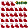 Christmas Socks Knitting Snowflake Letter Stocking Christmas Decoration For Home 2024 Xmas Tree Ornament Gift Navidad Natal 2024