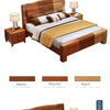 Europäisches Luxus-Schlafzimmer-Set, weich, modern, High-End-Aufbewahrung, Queen-Size-Schlafzimmer-Set, Holz, cool, Apartment, Möbel für Schlafzimmer