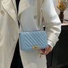 Fashionable Mini Quilted Embossed Chain Shoulder Bag Simple And Versatile Diagonal Crossbody Bag For Women Square Handbag