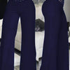 Spring Autumn Elegant High Waist Wide Leg Pants For Women Fashion Loose Long Pant Casual Office Solid Women Clothes New Pant