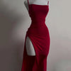2025 explosive new dress summer high sensibility halter strap Spice Girl bag hip dress