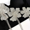 3Colors Women Fashion Diamonds Embroidery Flowers Tassel Bustier Corset Crop Tops To Wear Out Evening Club Party Camisoles Top