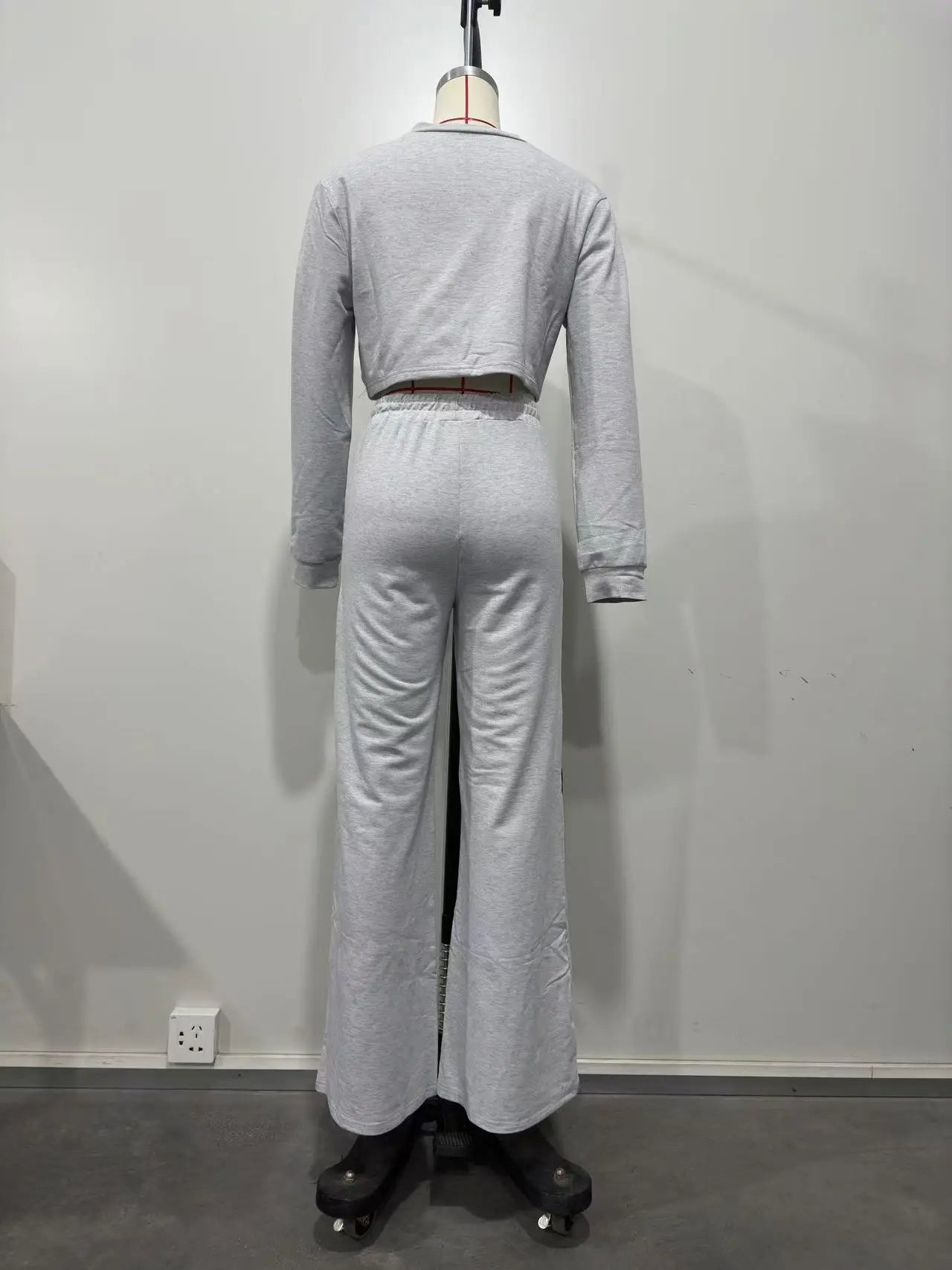 CM.YAYA Fashion Striped Splicing Women's Set Long Sleeve Sweatshirt and Sweat Pants Tracksuit 2024 Winter Two 2 Piece Set Outfit
