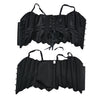 Women Tight Corset Vest Bustier Overbust Petal Bodice Lace Up Boned Shaping Tops Pink Costume Crops With 5 Buckles Party Wedding