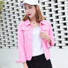New Women's Denim Jacket Spring and Autumn 2026 Casual Short Denim Jacket Women's Korean Version Solid Color Jacket Clothes