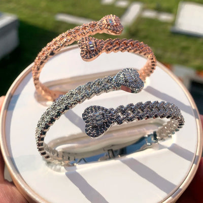 Vergoldeter Armreif mit Pflastersteinen, Bling CZ Zirkonia, Handgelenks-Kubanische-Ketten-Gliederarmbänder, Mode-Hip-Hop-Schmuck für Frauen