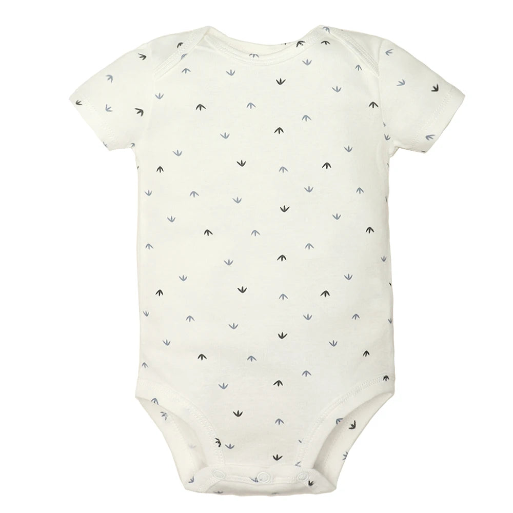 5PCS/Lot Baby Boys Girls Bodysuits 100% Cotton Short Sleeves Kids Clothes 6-24 Month Newborn Baby Clothing Bebe Jumpsuit