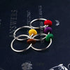 5-50 Pcs/set Opening Silver Hair Ring Hip-hop Hair Braid Charm Dreadlock Beads Clips Cuffs Rings Jewelry Dreadlocks Accessories