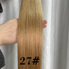 50Pcs Nano Ring Human Hair Extensions Straight Remy Micro Beads Ring Hair Extension 0.5g/0.8g/1g/Strand 12-26Inch Natural Color