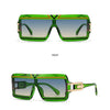 Modern Luxurious Sunglasses for Men Women Square Gradient Designer Unisex Brand Glasses Glamour Fashion Shades UV400