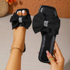 Fashion New Women'S Sandals Square Toe Flat Shoes Summer Simple Flip Flops Women'S Home Slippers Women'S Beach Shoes Casual Shoe
